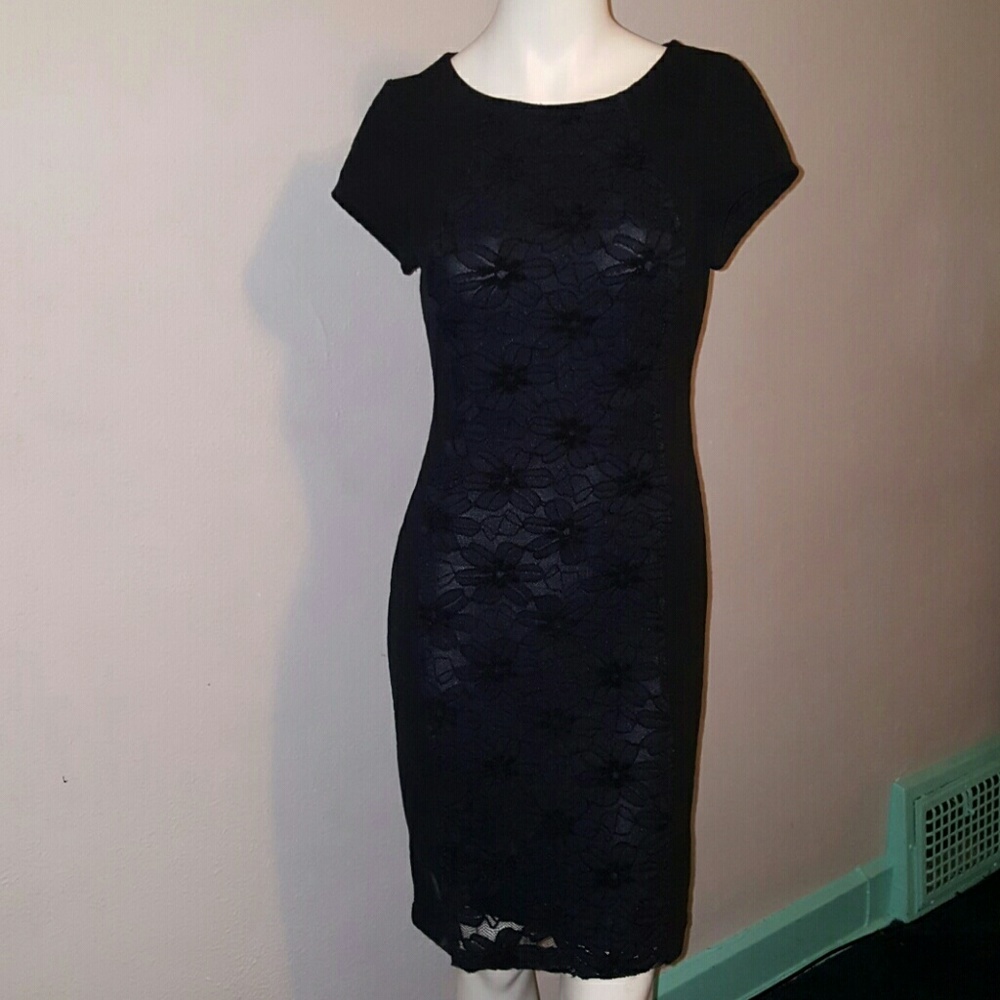 ⭕Moulinette Sours See through Black dress